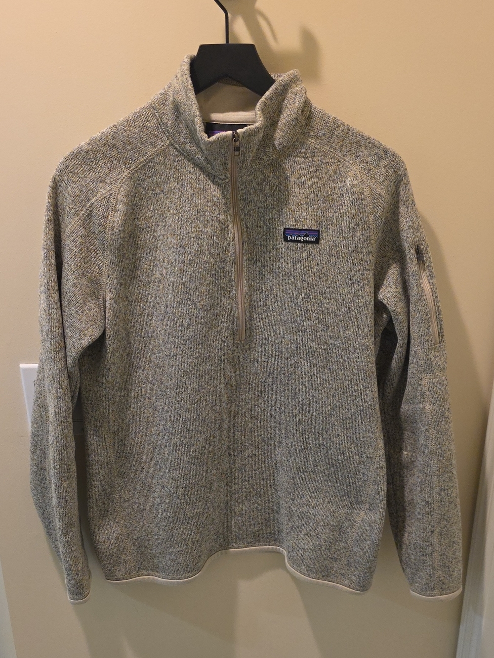 Patagonia Men’s Quarter-Zip Fleece Sweater - Heathered Gray